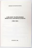 A délvidéki településeinek nemzetiségi adatai (1880-1941.) Szerk.: Dr. Kepecs József. A Módszertani ...