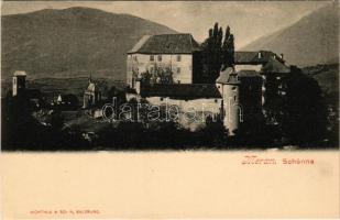 Merano, Meran (Südtirol); Schönna. Würthle &amp; Sohn / castle (EK)