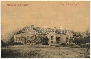 1907 Tornalja, Tornallya, Safárikovo, Tornala; Hámos Árpád kastélya. No. 1133. (W.L. ?) / castle