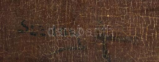 Szendy Arisztid (1903-1972): Csendélet. Olaj, vászon. Jelzett. Dekoratív, sérült fakeretben, 60×80 c...