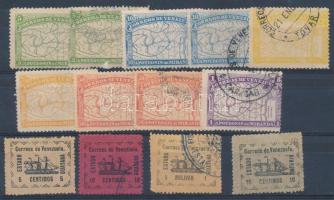 Venezuela 13 db régi bélyeg