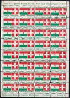 Svájc 1956 forradalmi segélybélyeg 32-es kisív