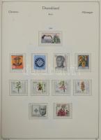 Németország - Berlin 1980-1990 Gyűjtemény előnyomott albumban, részben filázva