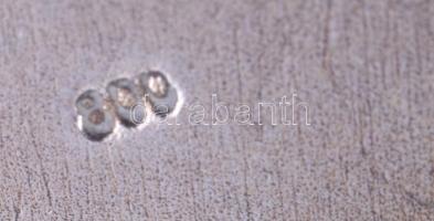 Ezüst(Ag) Firenze címeres zománcozott díszkanál, jelzett, h: 12,6 cm, bruttó: 16,6 g