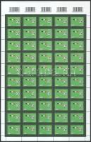 2016 Labdarúgó EB hajtott teljes ív / Mi 5825 folded complete sheet