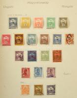 Magyar alapgyűjtemény 1965-ig jobb kiadásokkal, értékekkel, előnyomott csavaros albumban (az egyik c...