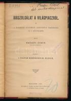 Sasvári Ármin: Hirszolgálat a világpiaczról. A tudakozó intézmény szervezése hazánkban és külföldön. Bp., 1899, Magyar Kereskedelmi Múzeum (Márkus Samu-ny.), 72 p. Átkötött félvászon-kötésben, sérült borítóval és gerinccel, helyenként lapszéli sérülésekkel, intézményi bélyegzőkkel. A címlapon feltehetőleg a szerző (aláírás nélküli) dedikációjával: ,,A Pester Lloyd tek. szerkesztőségének". Ritka! Aukción még nem szerepelt!