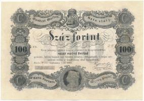 1848. 100Ft "Kossuth bankó" "FB 3600" T: erősen restaurált Adamo G114