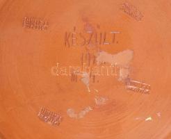 Steinbach Sándor (1903-1977) Mezőtúr: Fali dísztál. Jelzett, hibátlan, d: 38 cm