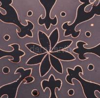 Steinbach Sándor (1903-1977) Mezőtúr: Fali dísztál. Jelzett, hibátlan, d: 38,5 cm