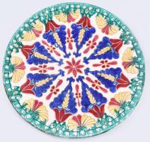 Steinbach Sándor (1903-1977) Mezőtúr: Fali dísztál. Jelzett, hibátlan, d: 38,5 cm