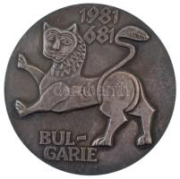 Bulgária 1981. "48. Nemzetközi Öntödei Kongresszus - Várna / Bulgária 1981 681" kétoldalas, ezüstpatinázott bronz emlékérem (60mm) T:XF Bulgaria 1981. "Congres International de Fonderie - Varna / Bulgarie 1981 681" two-sided, silver-plated bronze commemorative medallion (60mm) C:XF