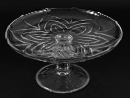 Régi talpas kínáló, hibátlan, d: 26,5 cm, m: 12,5 cm