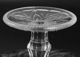 Régi talpas kínáló, hibátlan, d: 26,5 cm, m: 12,5 cm