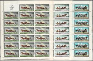 1968 Hortobágy teljes ívsor / Mi 2423-2431 complete sheets