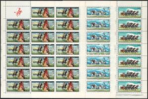 1968 Hortobágy teljes ívsor / Mi 2423-2431 complete sheets