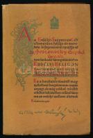 Az Erdélyi Helikon Magyarországi Barátainak Aranykönyve 1937. Kolozsvár, 1937, Erdélyi Szépmíves Céh, 2 sztl. lev.+ 240 p. Kiadói papírkötés, kissé sérült kiadói papír védőborítóban.
