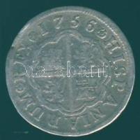 Spanyolország 1756JB. 1R "Ferdinandus VI." Ag T:2-/3+