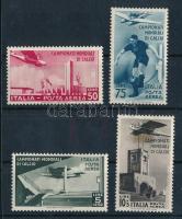 Olaszország 1934 Labdarúgó VB sor záróértékei Mi 484-487 (Mi EUR 110.-) (Mi 485-486 betapadás / gum disturbance, Mi 487 képoldalon folt / spot on the front)