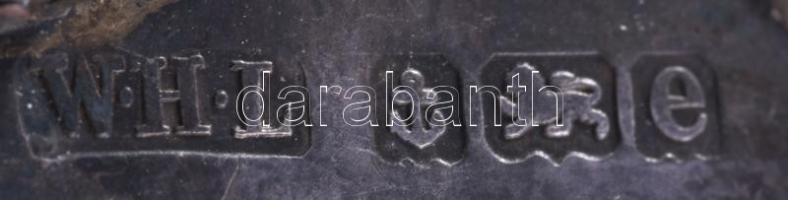 Angol ezüst (Ag) bross, jelzett, h: 32mm, nettó 2,8g