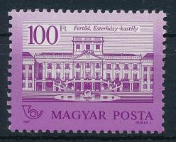 1987 Kastélyok 100Ft fényes-fényes, 12 : 11 1/2 fogazás / Mi 3904 glossy-glossy, perforation 12 : 11 1/2