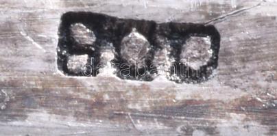 Filigrán ezüst (Ag) bross, jelzett, h: 5,5cm, nettó 5,8g