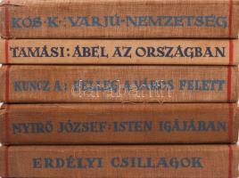 Az Erdélyi Szépmíves Céh 5 kötete: Tamási Áron: Ábel az országban.; Nyírő József: Isten igájában.; K...