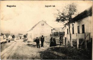 Ragyolc, Ragyolcz, Radzovce; Jegyzői lak. Keresztény fogyasztási szövetkezet kiadása / notary's office (r)