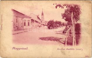 Nagyvárad, Oradea; Ezredévi emléktér. Sonnenfeld A. kiadása / square (apró szakadások / tiny tears)