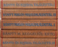 Gróf Bánffy Miklós munkái, 5 kötet: Megszámláltattál... I-II. köt.; És hijjával találtattál... I-II....