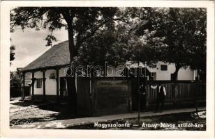 1940 Nagyszalonta, Salonta; Arany János szülőháza / birth house of János Arany (EK)