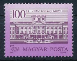 1987 Kastélyok 100Ft matt-fényes, 12 3/4 : 12 1/4 fogazás / Mi 3904 matte-glossy, perforation 12 3/4 : 12 1/4