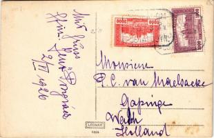 1926 Bashalom (Tiszaeszlár), Pongrácz kastély, vendéglak. Gróf Pongrácz Jenő saját kezű levele, phot...