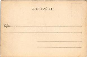 Kaposvár, Templom előtti tér, Római katolikus templom, Zárda. Hagelman Károly kiadása. Art Nouveau (...