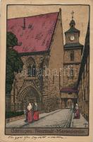 Göttingen Marienkirche litho