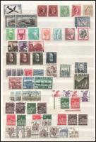 Kis vegyes külföldi összeállítása, benne 85 db bélyeg A4-es berakólapon