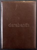 30 fehér lapos A4-es berakóban, barna borítóval