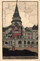 Celje German House litho (EK)