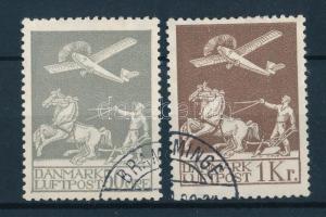Dánia 1929 Légiposta sor Mi 180-181 (Mi EUR 350.-)