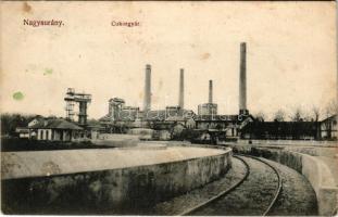 1915 Nagysurány, Nagy-Surány, Velké Surany; cukorgyár. Schwartz Jakab kiadása / sugar factory (r)