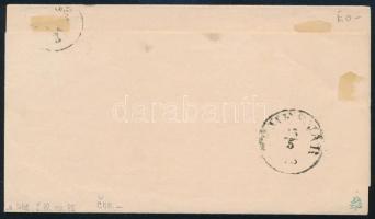 1873 Réznyomat 2kr komplett nyomtatványon "SEMLIN" - "TEMESVÁR" (ex Provera)