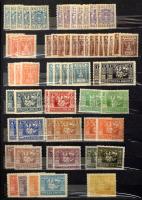 Lengyelország gyűjtemény, benne postatiszta modern értékek, helyi kiadások, felülnyomott bélyegek is...