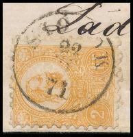 1871 Kőnyomat 3 x 2kr levélen. Valószínűleg túlbérmentesített távolsági levél. / 3 x Mi 1 on cover. ...