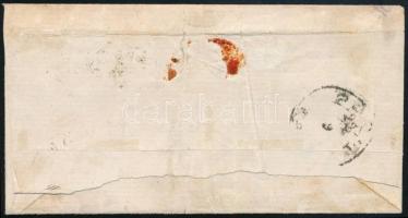 1871 Kőnyomat 3 x 2kr levélen. Valószínűleg túlbérmentesített távolsági levél. / 3 x Mi 1 on cover. ...