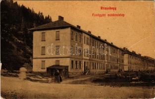 Rózsahegy, Ruzomberok; Fonógyári munkástelep. Platzner M. kiadása 289. (W.L. ?) / spinning mill's worker colony (felületi sérülés / surface damage)