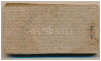 1942. Miskolc 40f "Miskolczi Orth. Izraelita Anyahitközség" vágatási jegy / értékjegy 1db ...