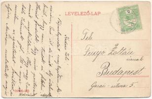 1911 Turdossin, Turdosin, Tvrdosín (Árva); Sétatér, Városháza, Gombgyár / promenade, town hall, butt...