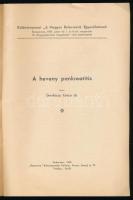 Gerlóczy Géza: A heveny pankreatitis. Debrecen, 1939, Pannonia, 28 p. Kiadói tűzött papírkötés, kiss...