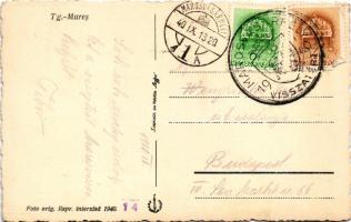 1940 Marosvásárhely, Targu Mures; Vedere generala / látkép, automobilok / general view, automobiles ...