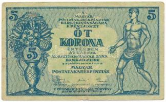 1919. 5K "MÁS TÖRVÉNYES...", "001 860.537" T:F, vastag papír Adamo K8/1